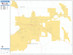 Rapid City Digital Map Basic Style